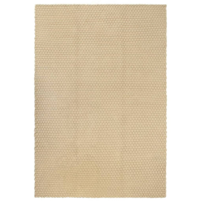 Tappeto Rettangolare Naturale 180x250 cm in Cotone