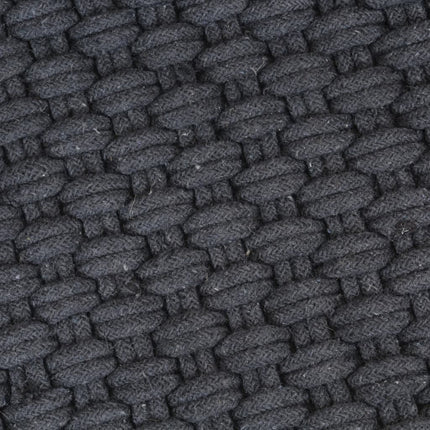 Tappeto Rettangolare Antracite 180x250 cm in Cotone