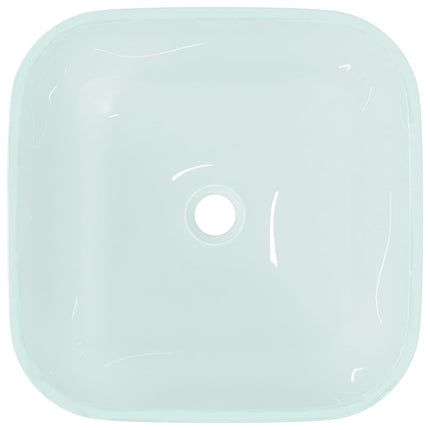 Lavandino in Vetro 42x42x14 cm Smerigliato
