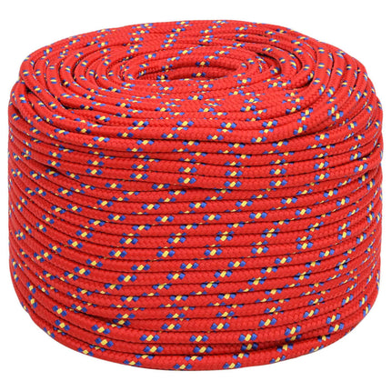 Corda per barca Rossa 8 mm 25 m in Polipropilene