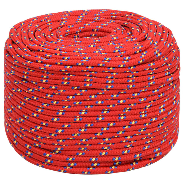 Corda per barca Rossa 8 mm 50 m in Polipropilene