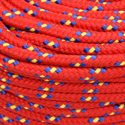Corda per barca Rossa 8 mm 50 m in Polipropilene