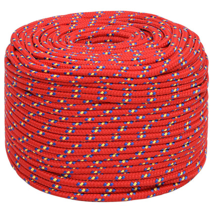Corda per barca Rossa 8 mm 250 m in Polipropilene