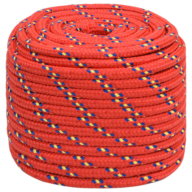 Corda per barca Rossa 18 mm 25 m in Polipropilene