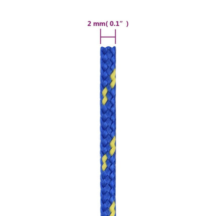 Corda per barca Blu 2 mm 500 m in Polipropilene