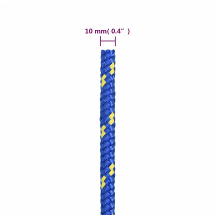 Corda per barca Blu 10 mm 500 m in Polipropilene