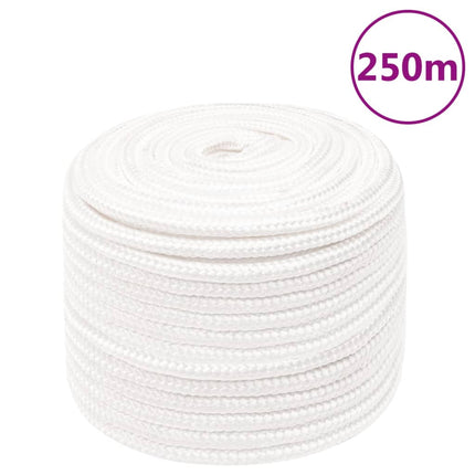Corda per barca Completamente Bianca 12 mm 250 m in Polipropilene