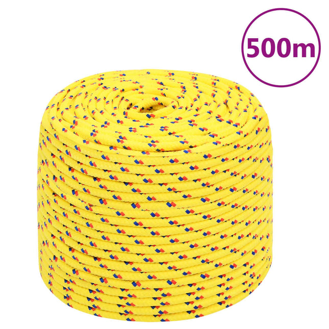 Corda per barca Gialla 10 mm 500 m in Polipropilene