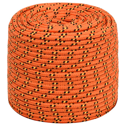 Corda per barca Arancione 8 mm 100 m in Polipropilene