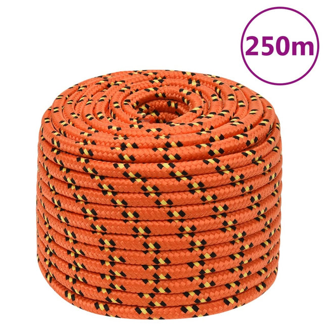Corda per barca Arancione 12 mm 250 m in Polipropilene