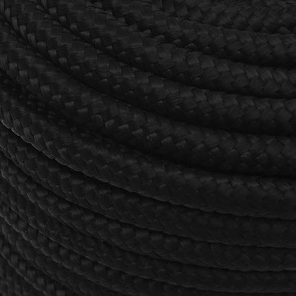 Corda da Lavoro Nera 12 mm 100 m in Poliestere