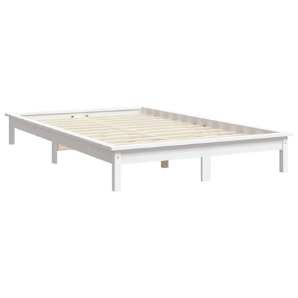 Giroletto Bianco 135x190 cm Double in Legno Massello di Pino