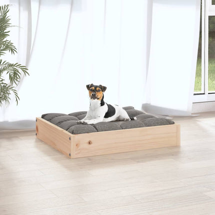 Cuccia per Cani 51,5x44x9 cm in Legno Massello di Pino