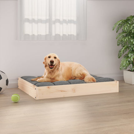 Cuccia per Cani 71,5x54x9 cm in Legno Massello di Pino