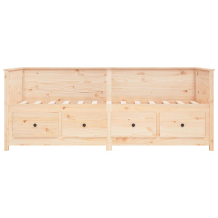 Dormeuse senza Materasso 100x200 cm in Legno Massello di Pino