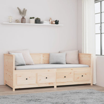 Dormeuse senza Materasso 80x200 cm in Legno Massello di Pino