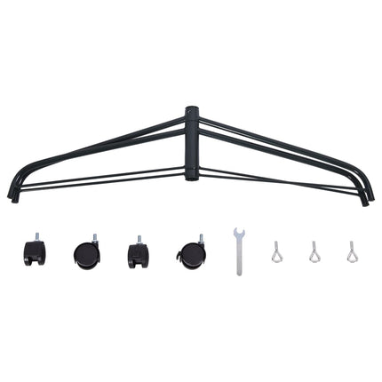 Supporto con Ruote per Albero di Natale 87x82x26,5 cm