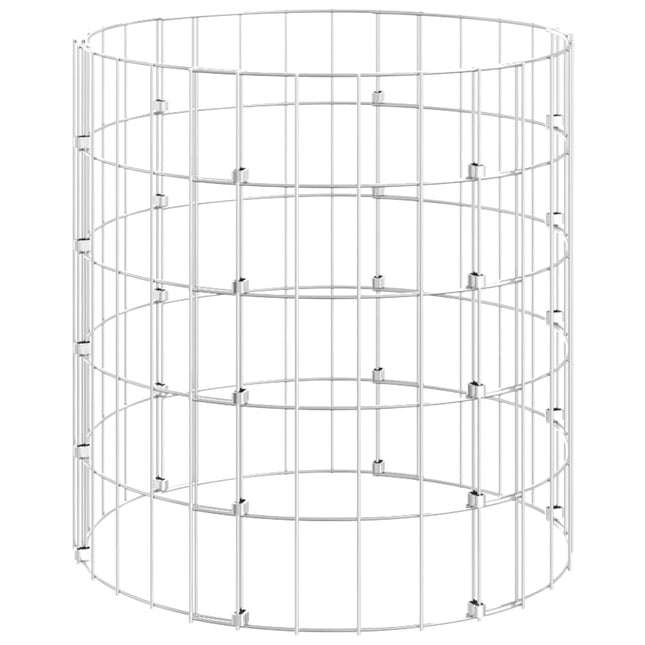 Compostiera da Giardino ÃƒÆ’Ã†â€™Ãƒâ€¹Ã…â€œ50x50 cm in Acciaio Zincato