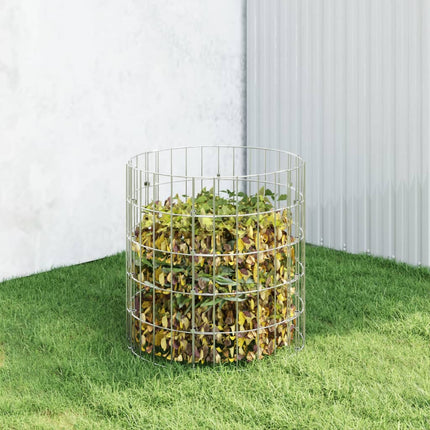 Compostiera da Giardino ÃƒÆ’Ã‹Å“50x50 cm in Acciaio Zincato