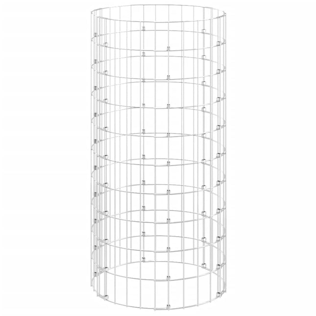 Compostiera da Giardino ÃƒËœ50x100 cm in Acciaio Zincato