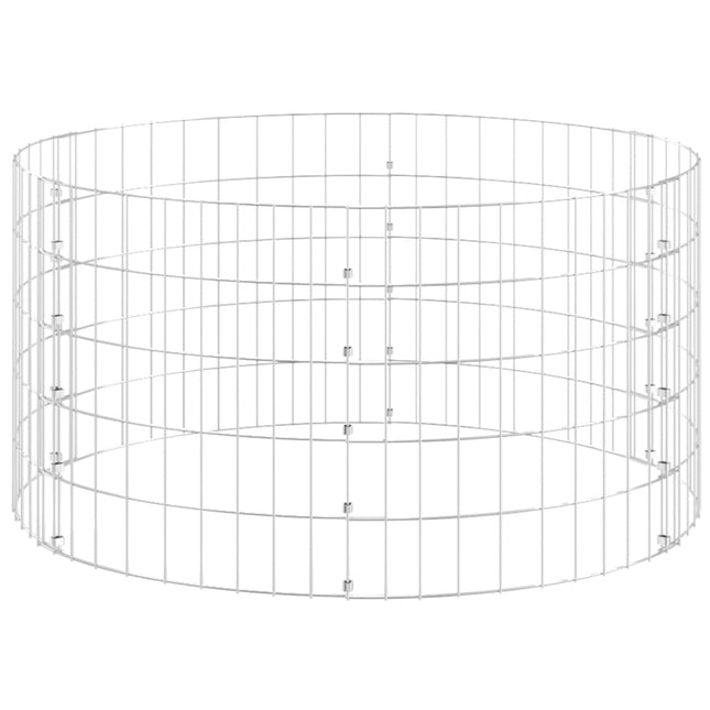 Compostiera da Giardino ÃƒÆ’Ã†â€™Ãƒâ€¹Ã…â€œ100x50 cm in Acciaio Zincato