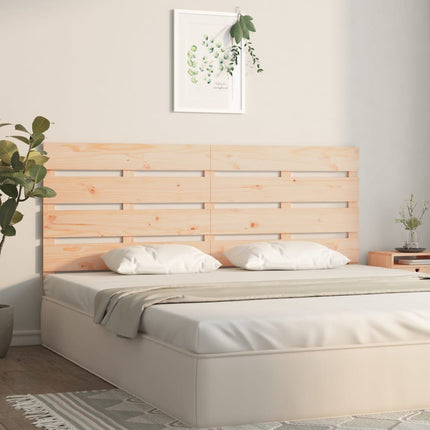 Testiera per Letto 180x3x80 cm in Legno Massello di Pino