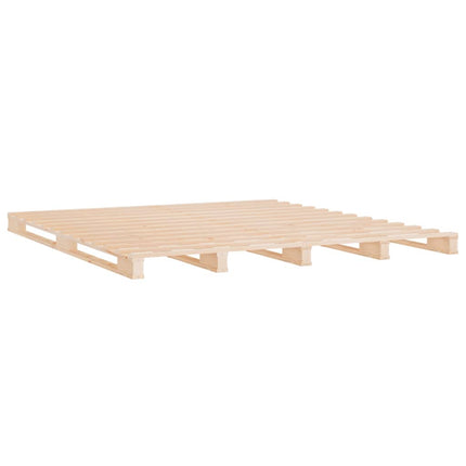 Letto a Pallet 180x200 cm Super King in Legno Massello