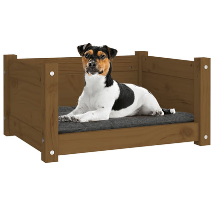 Cuccia per Cani Ambra 55,5x45,5x28 cm Legno Massello di Pino