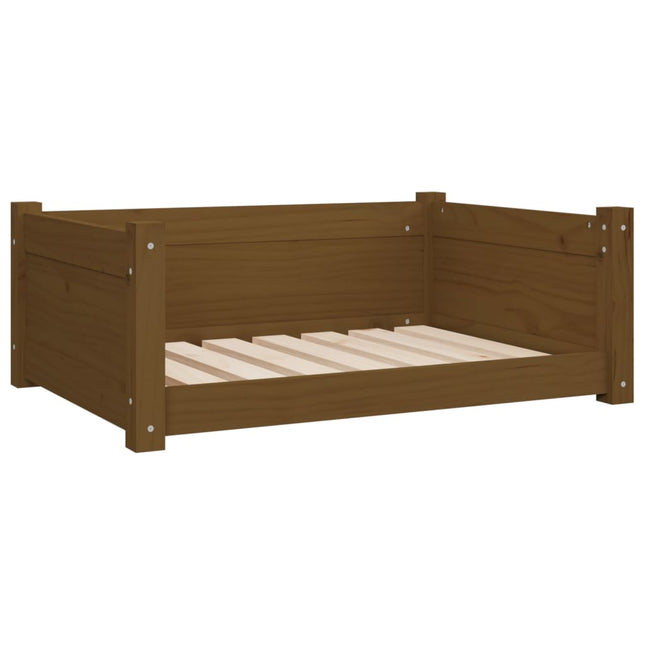 Cuccia per Cani Ambra 75,5x55,5x28cm in Legno Massello di Pino