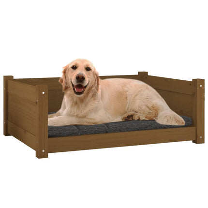 Cuccia per Cani Ambra 75,5x55,5x28cm in Legno Massello di Pino