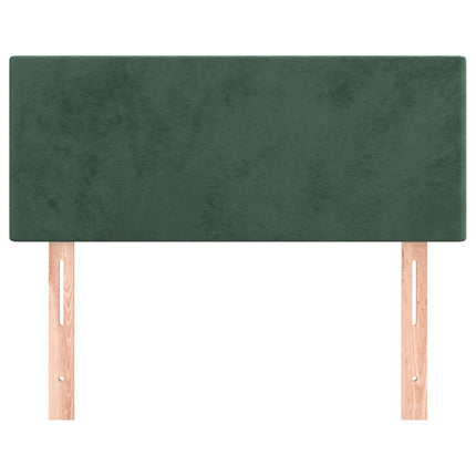 Testiera Verde Scuro 80x5x78/88 cm in Velluto