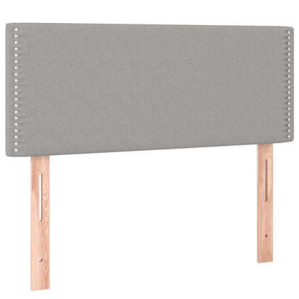 Testiera Grigio Chiaro 80x5x78/88 cm in Tessuto
