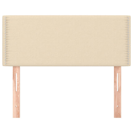 Testiera Crema 90x5x78/88 cm in Tessuto