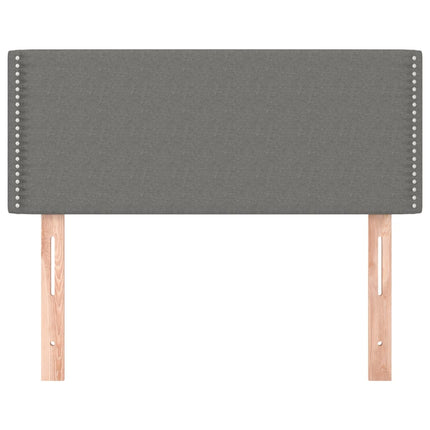 Testiera Grigio Scuro 100x5x78/88 cm in Tessuto