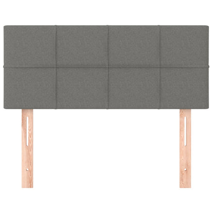 Testiera Grigio Scuro 100x5x78/88 cm in Tessuto