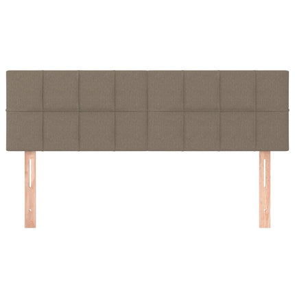Testiere 2 pz Tortora 72x5x78/88 cm in Tessuto