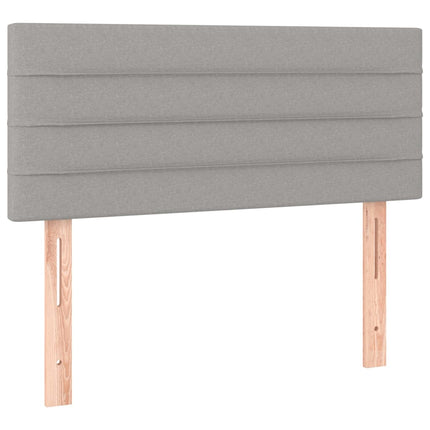 Testiera Grigio Chiaro 80x5x78/88 cm in Tessuto