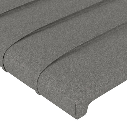 Testiera Grigio Scuro 80x5x78/88 cm in Tessuto