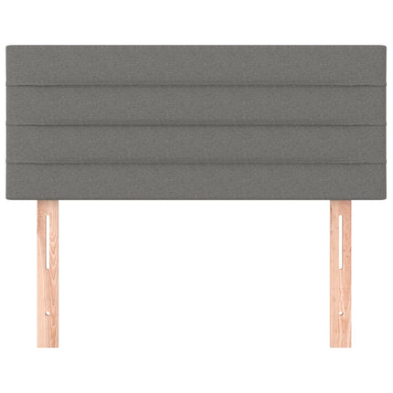 Testiera Grigio Scuro 90x5x78/88 cm in Tessuto