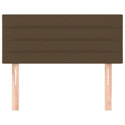 Testiera Marrone Scuro 100x5x78/88 cm in Tessuto