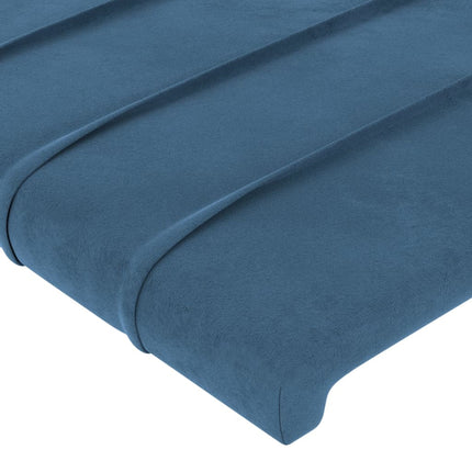 Testiera Blu Scuro 100x5x78/88 cm in Velluto