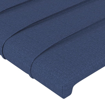 Testiera 2 pz Blu 80x5x78/88 cm in Tessuto