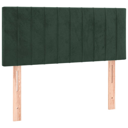 Testiera Verde scuro 90x5x78/88 cm in Velluto