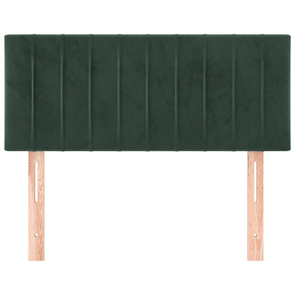 Testiera Verde scuro 90x5x78/88 cm in Velluto