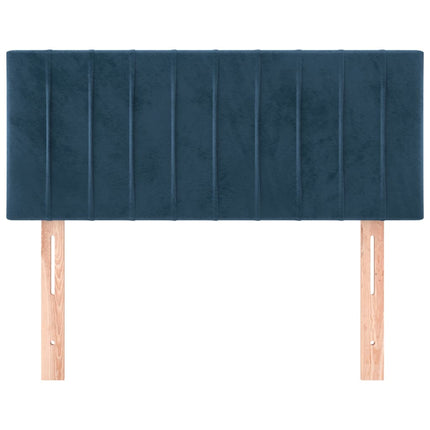 Testiera Blu Scuro 100x5x78/88 cm in Velluto