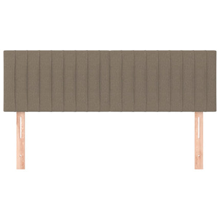 Testiere 2 pz Tortora 72x5x78/88 cm in Tessuto