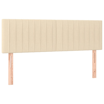 Testiere 2 pz Crema 72x5x78/88 cm in Tessuto