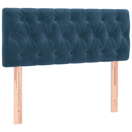 Testiera Blu Scuro 100x7x78/88 cm in Velluto