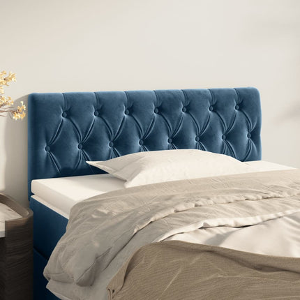 Testiera Blu Scuro 100x7x78/88 cm in Velluto