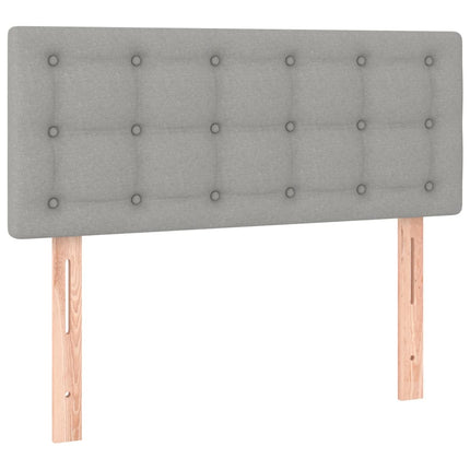 Testiera Grigio Chiaro 80x5x78/88 cm in Tessuto